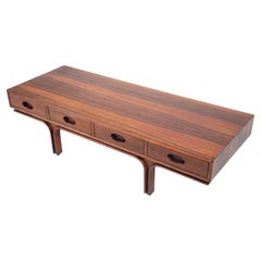 Mid-century Wooden Desk with Drawers by Osvaldo Borsani for Tecno - Italy 1958