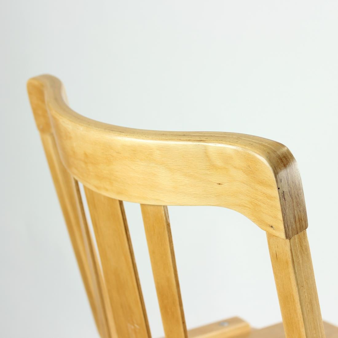 Midcentury Wooden Dining Chair by Ton, Czechoslovakia 1960s For Sale 5