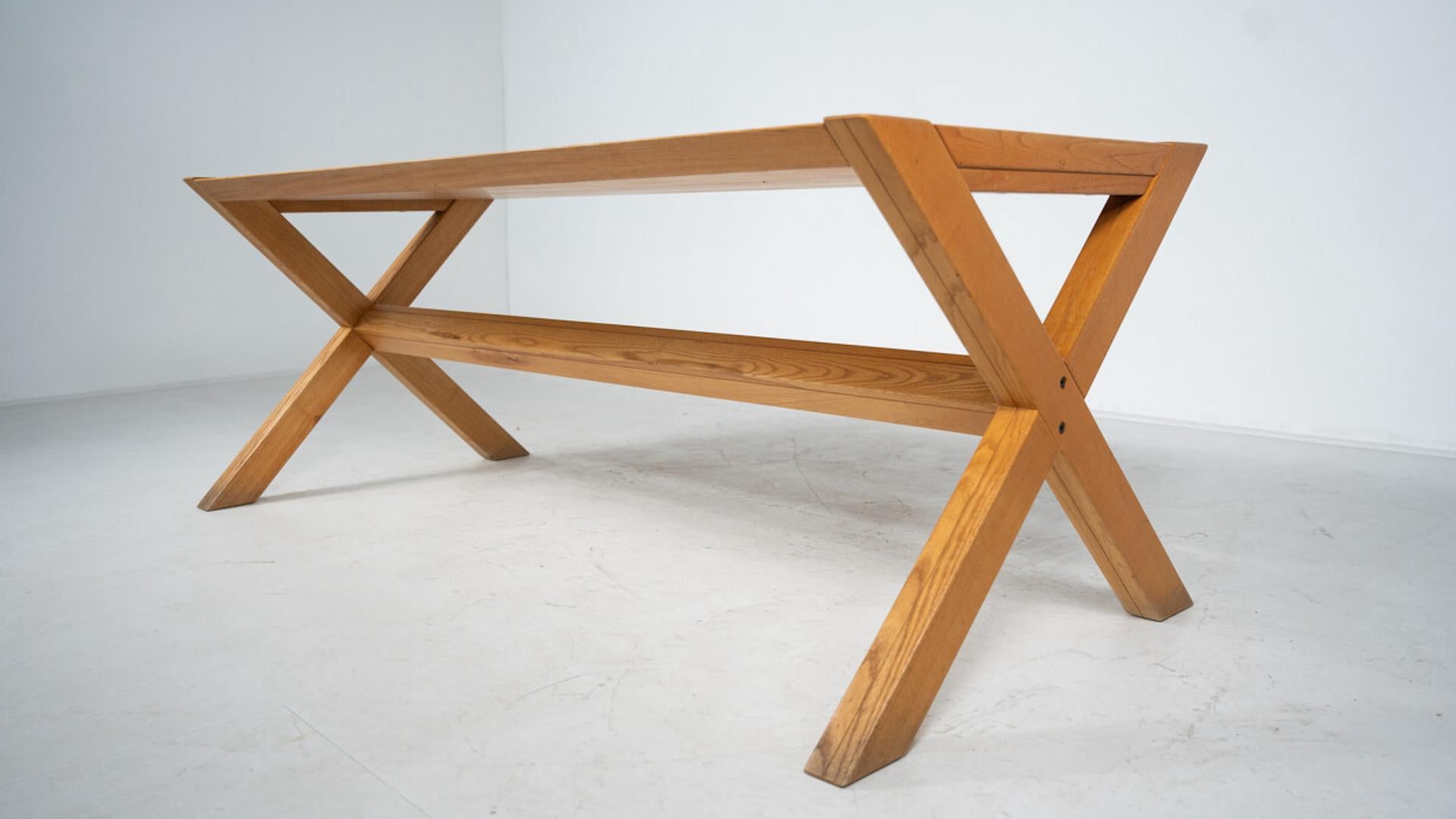 Table de salle à manger en bois du milieu du siècle Werther Toffoloni et Piero Palange pour Germa en vente 4