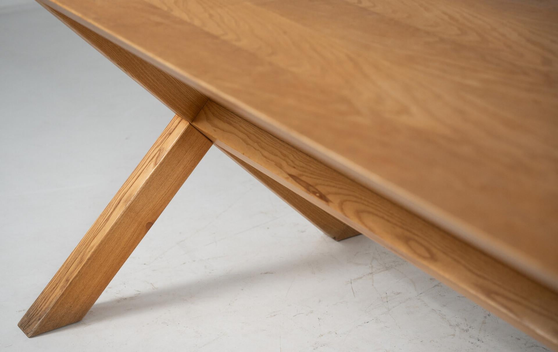 Table de salle à manger en bois du milieu du siècle Werther Toffoloni et Piero Palange pour Germa en vente 5