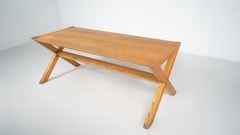 Mid-Century Wooden Dining Table Werther Toffoloni and Piero Palange for Germa