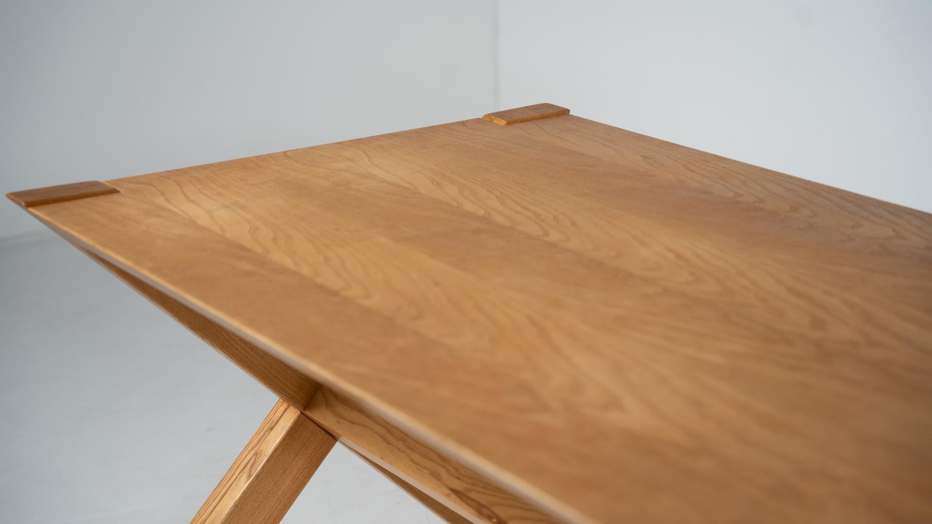 italien Table de salle à manger en bois du milieu du siècle Werther Toffoloni et Piero Palange pour Germa en vente