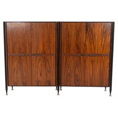 Mid-Century Wooden Double Cabinet, Italy, 1960s
