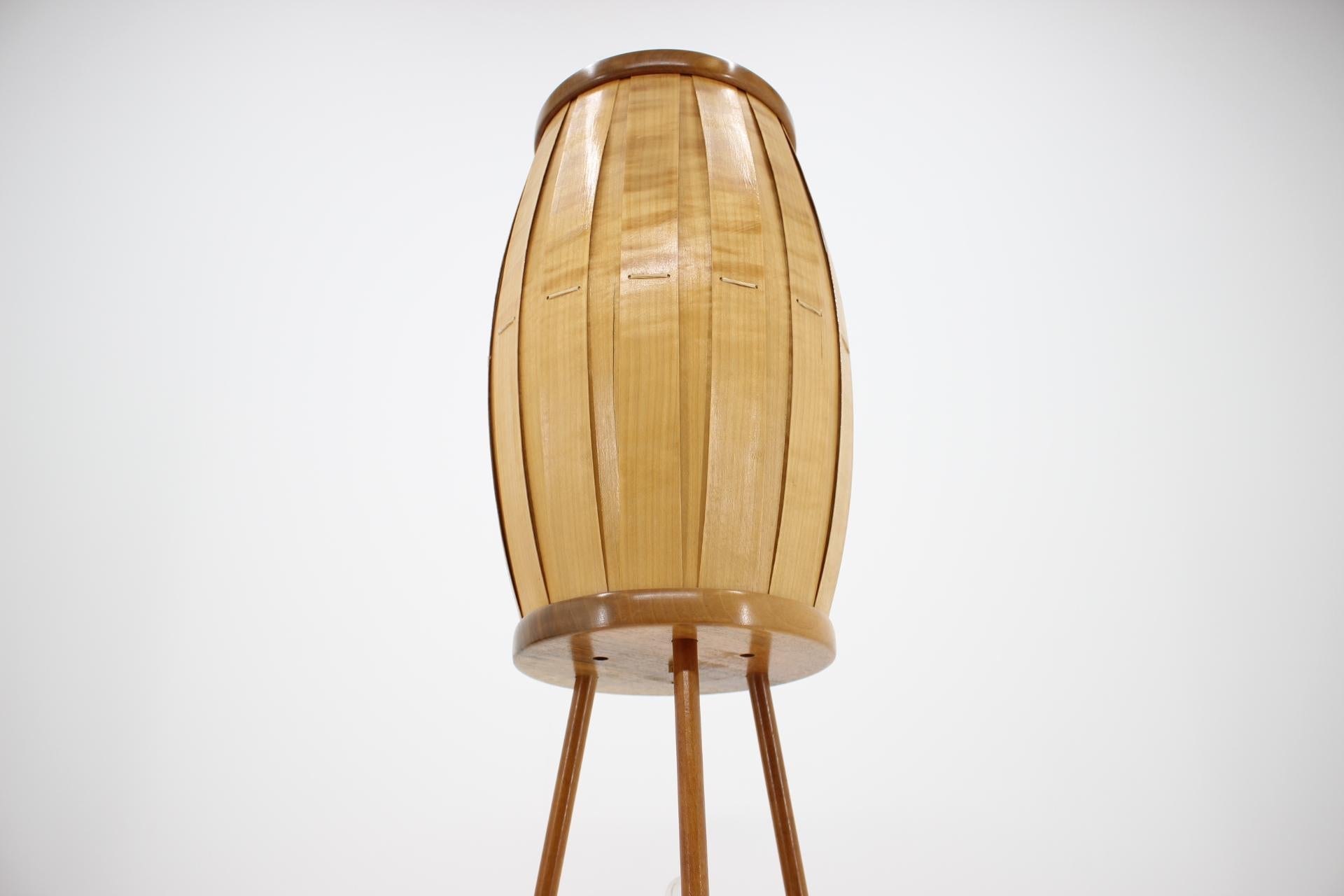Mid-Century Modern Midcentury Wooden Floor Lamp, 1960s