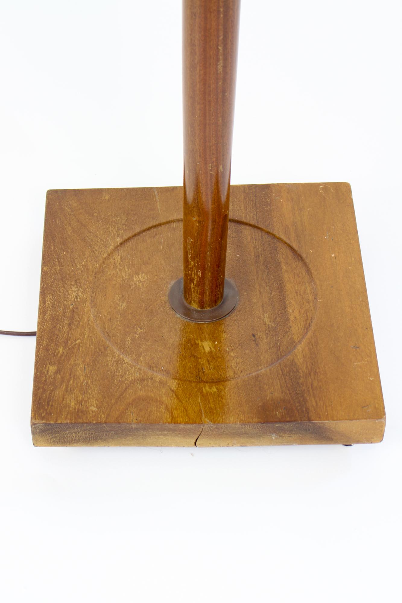 Mid Century Wooden Floor Lamp 2