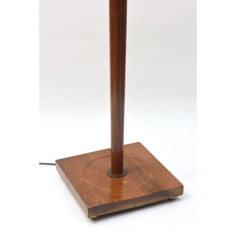 20th Century Mid Century Wooden Floor Lamp