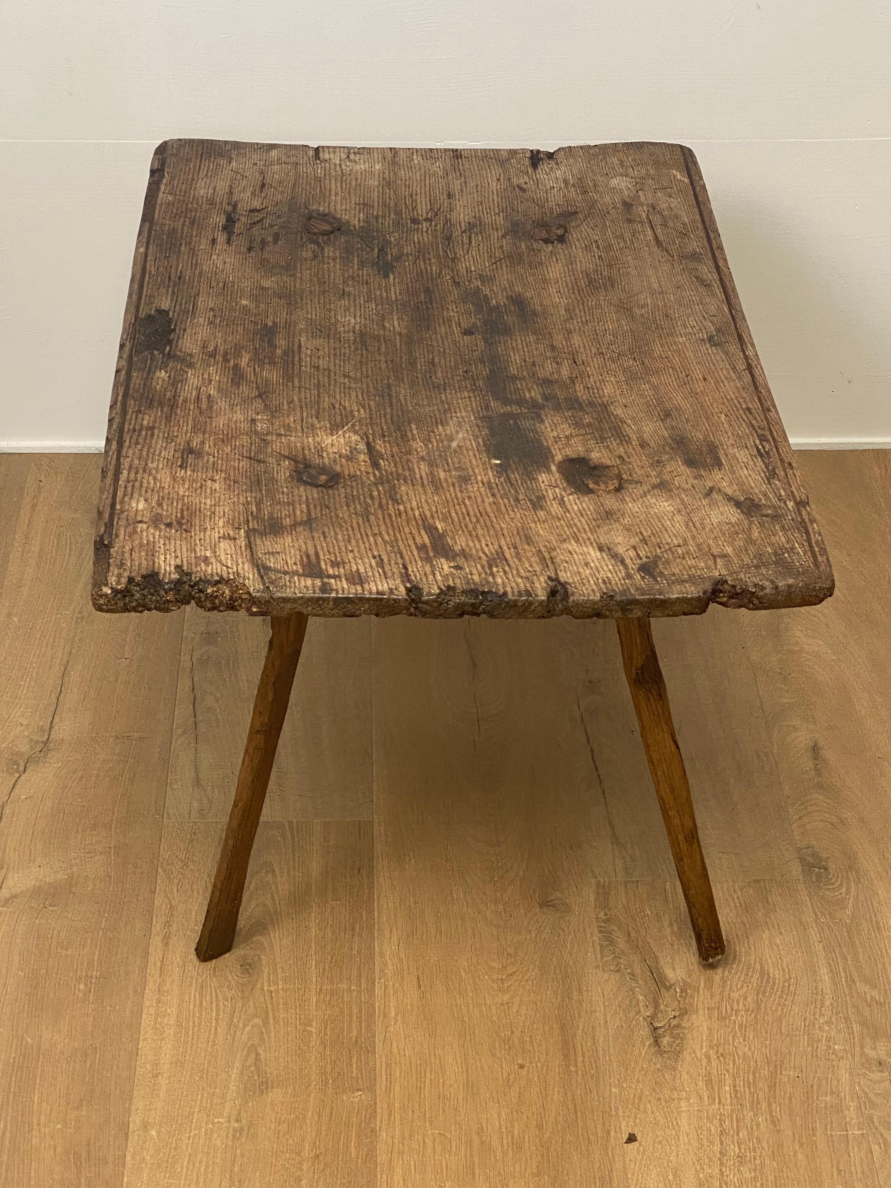Mid Century Wooden Italian Work Table For Sale 1
