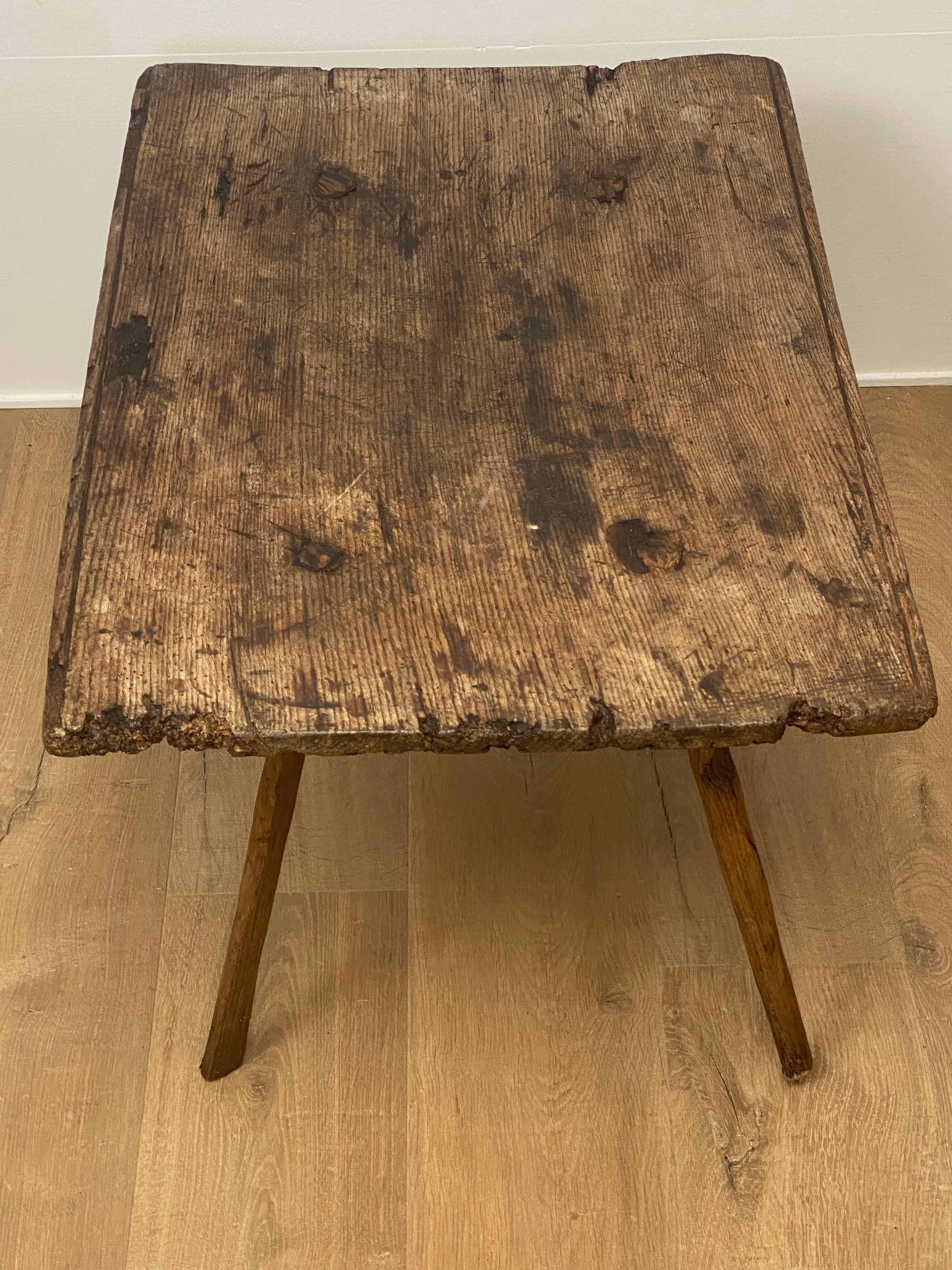 Mid Century Wooden Italian Work Table For Sale 3