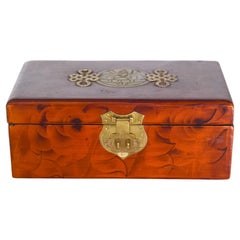 Mid-Century Wooden Jewelry Box