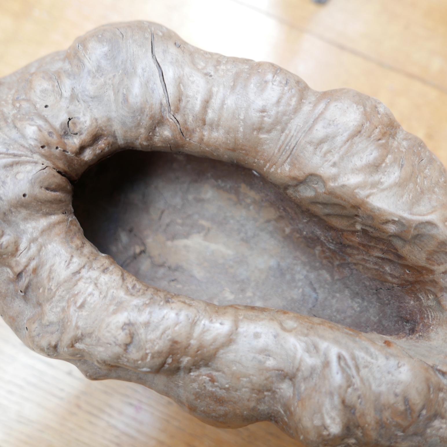 Late 20th Century Mid-Century Wooden 'Root' Bowl For Sale