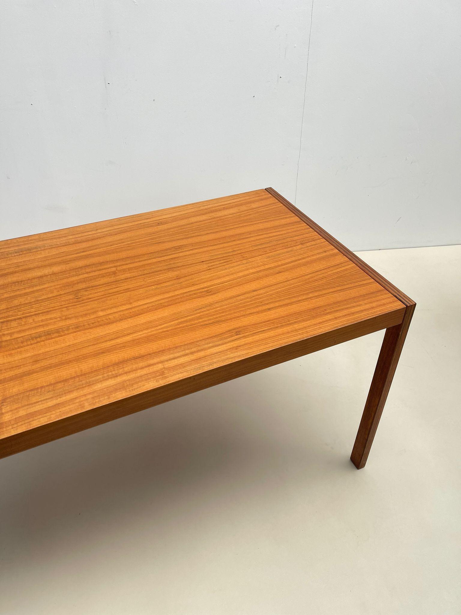 Mid-Century Wooden Scandinavian Desk with Drawers, 1960s For Sale 4