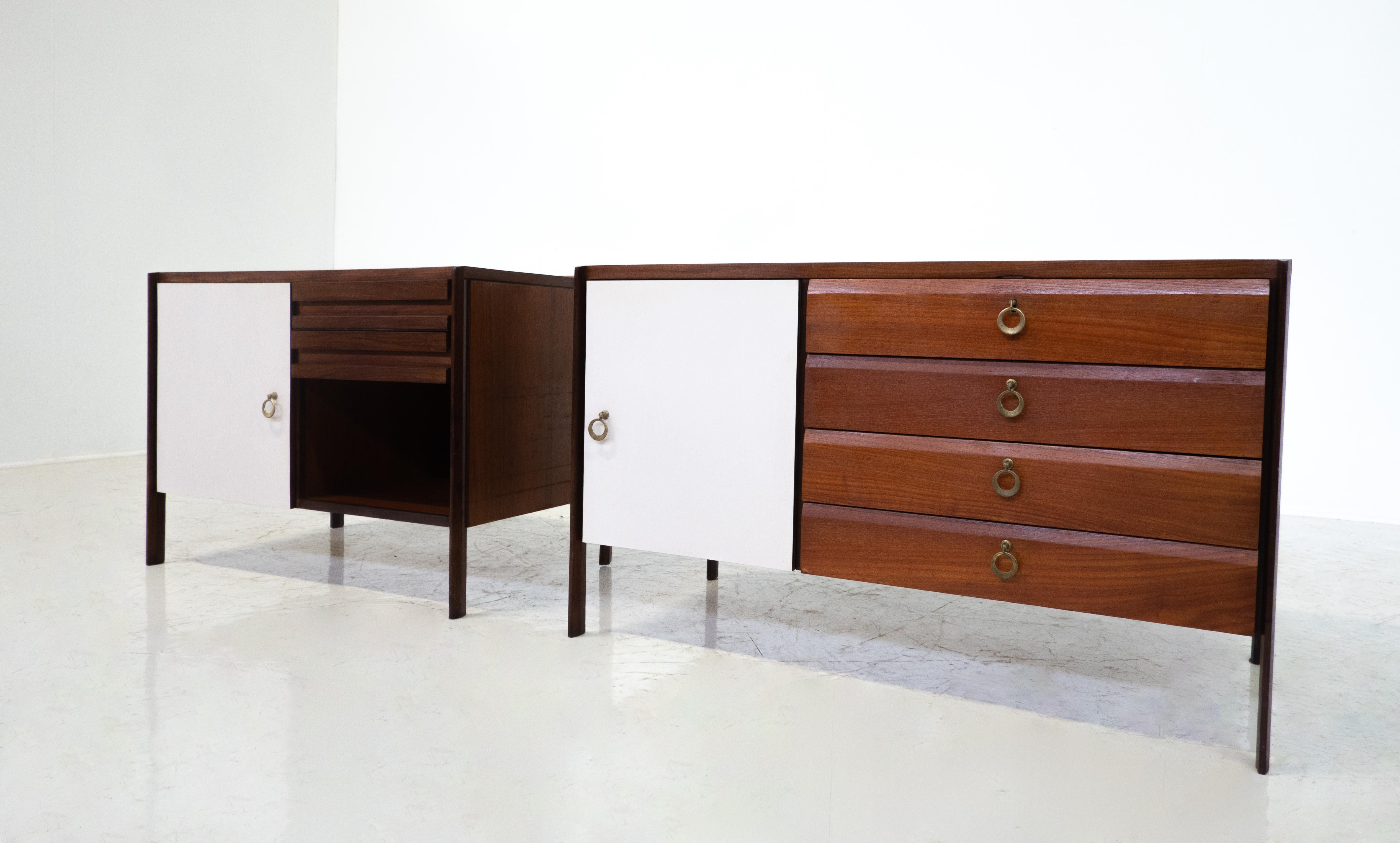 Mid-Century Wooden Sideboard, 1960s For Sale 7