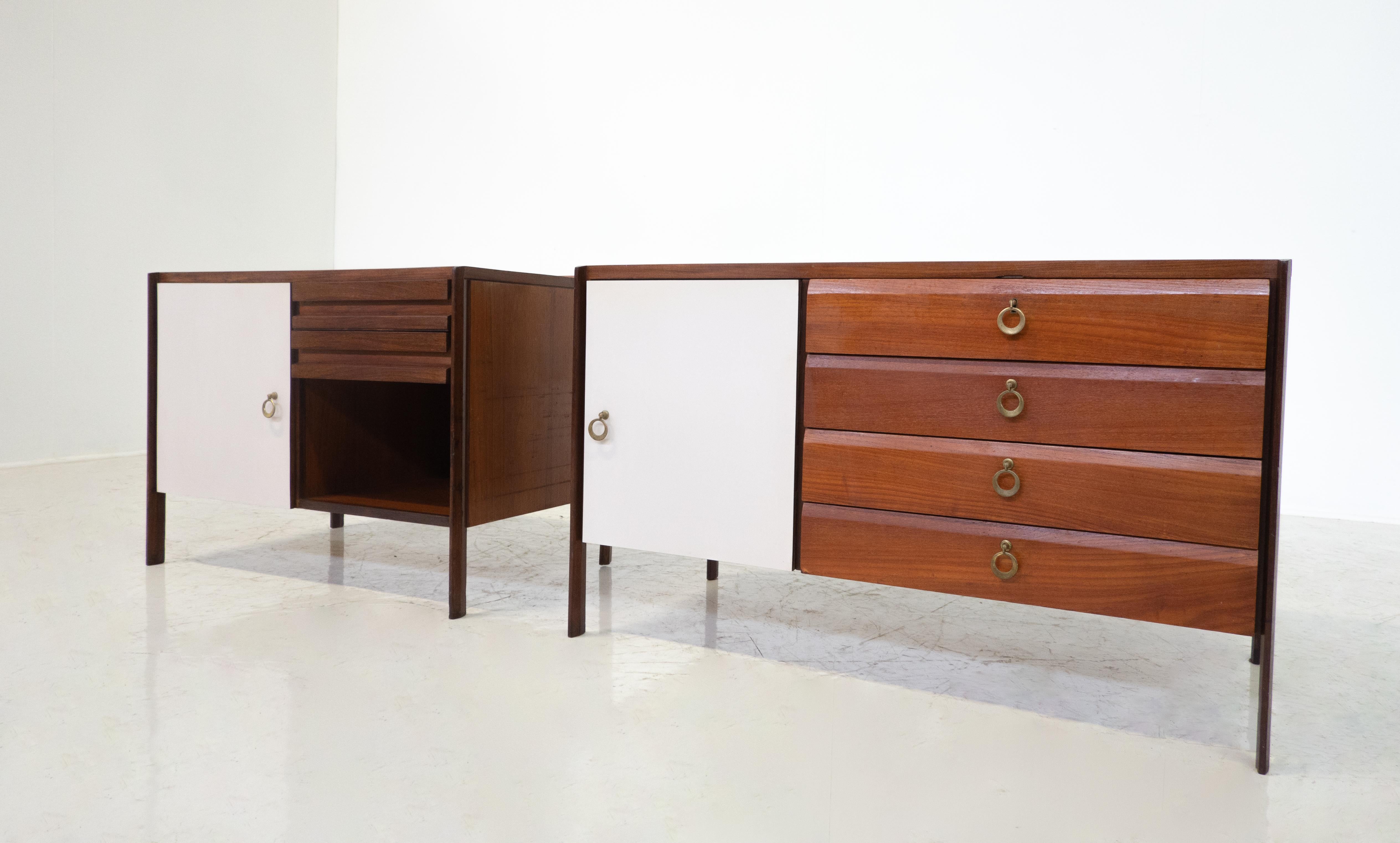 Mid-Century Wooden Sideboard, 1960s For Sale 8