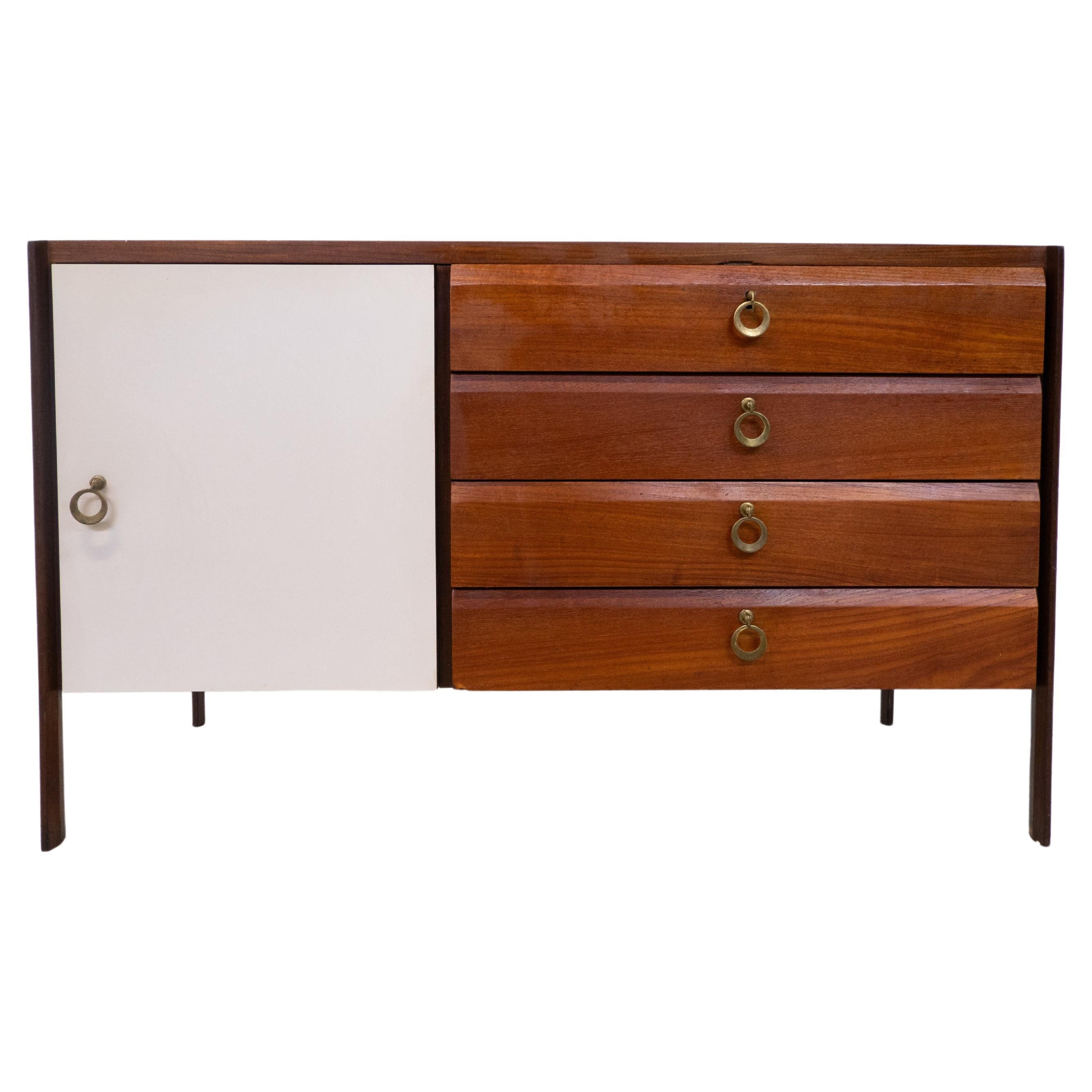 Mid-Century Wooden Sideboard, 1960s For Sale