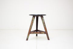 Mid-Century Wooden Stool, 1950's