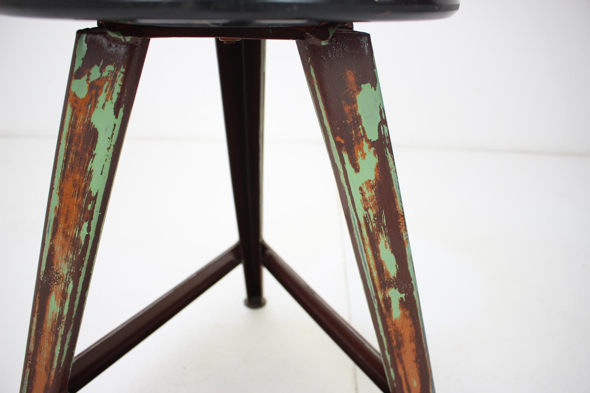 Mid-20th Century Mid-Century Wooden Stool, 1950's For Sale