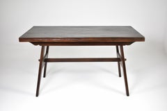 Mesa T151 de madera de mediados de siglo de Rene Gabriel, 1946