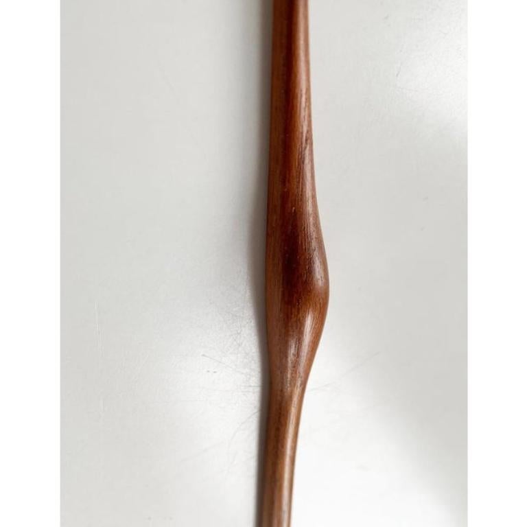 Mid-Century Wooden Teak Wall Deco Bird, 1960s For Sale 1