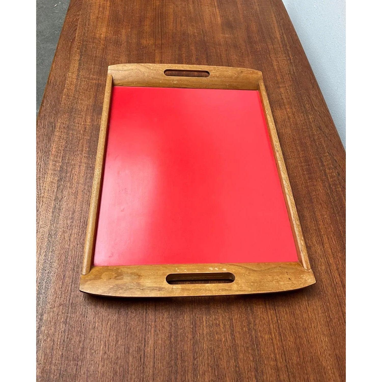 Vassoio in legno di metà secolo, anni '60 in vendita 4