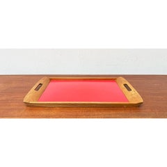 Vassoio in legno di metà secolo, anni '60