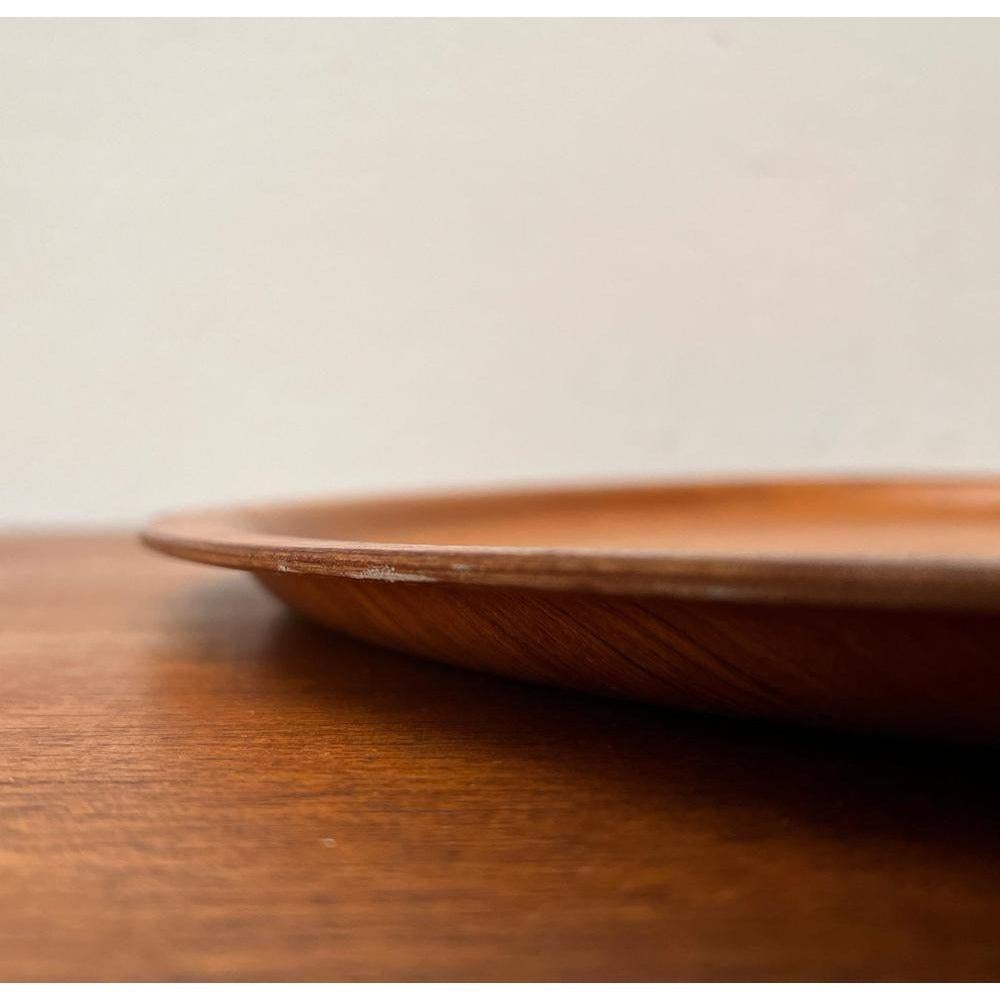 Bandeja de madera de mediados de siglo de Gena, Suecia, años 60 en venta 5