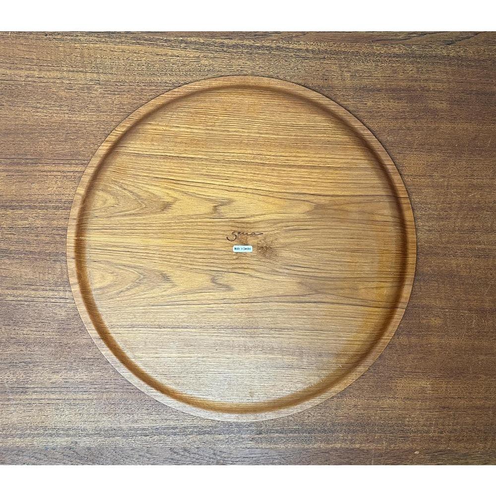 Bandeja de madera de mediados de siglo de Gena, Suecia, años 60 siglo XX en venta