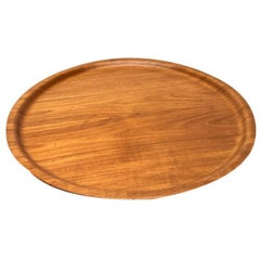 Bandeja de madera de mediados de siglo de Gena, Suecia, años 60
