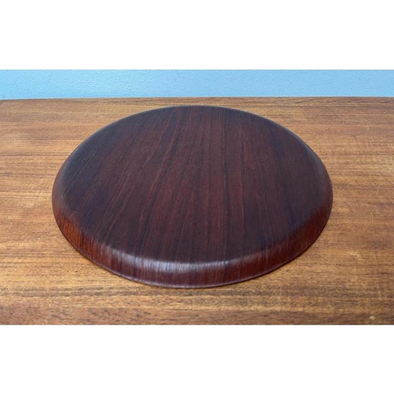 Bandeja de madera de mediados de siglo, Suecia, años 60 en venta 3