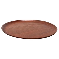 Vassoio in legno di metà secolo, Svezia, anni '60