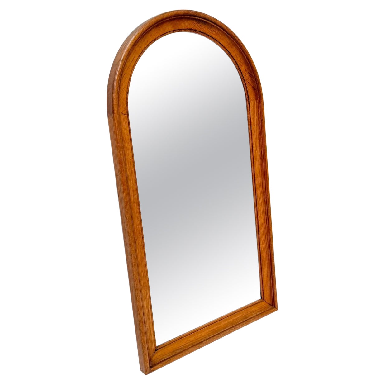 Specchio da parete in legno di metà secolo, stile scandinavo anni '60