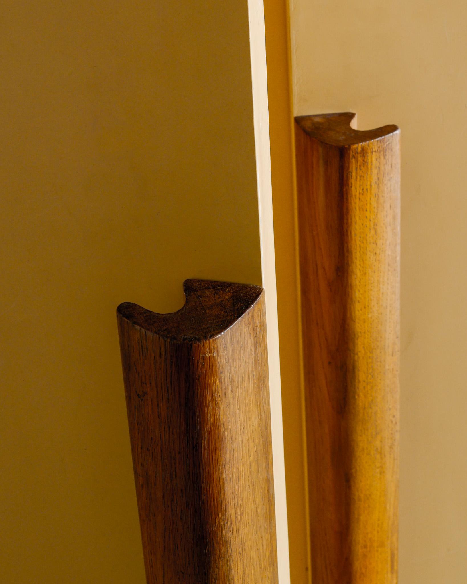 Acier Armoire en bois du milieu du siècle par Le Corbusier pour l'Unité d'Habitation, années 1940 en vente