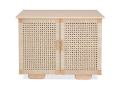 Woven Credenza with Handwoven Palm Cord Doors by Michael van Beuren from LUTECA