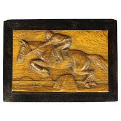 Legno di ippica di metà secolo di K.K. Zentner, Cecoslovacchia, 1944