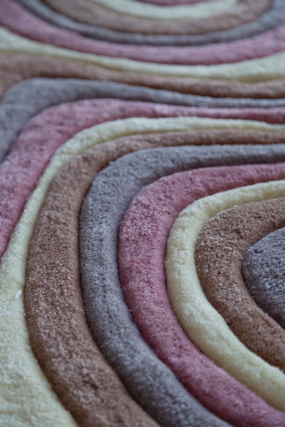 Tapis en laine du milieu du siècle, France, Europe, années 1960 en vente 3