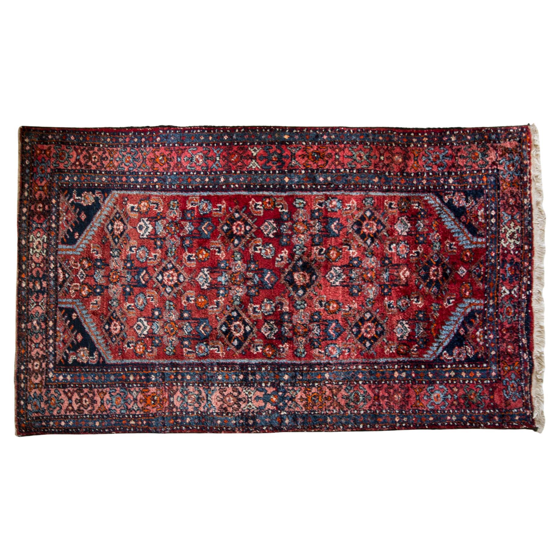 Mid Century Wool Carpet, France, Europe, 1960s