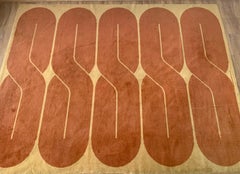 Mid-Century Wool Rug, Belgium, 1970s