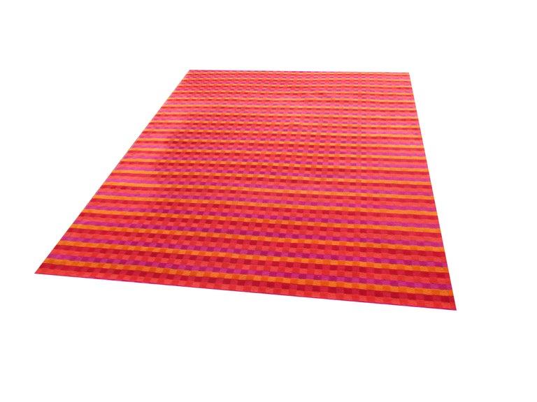 Mid Century Wool Rug For Sale at 1stDibs