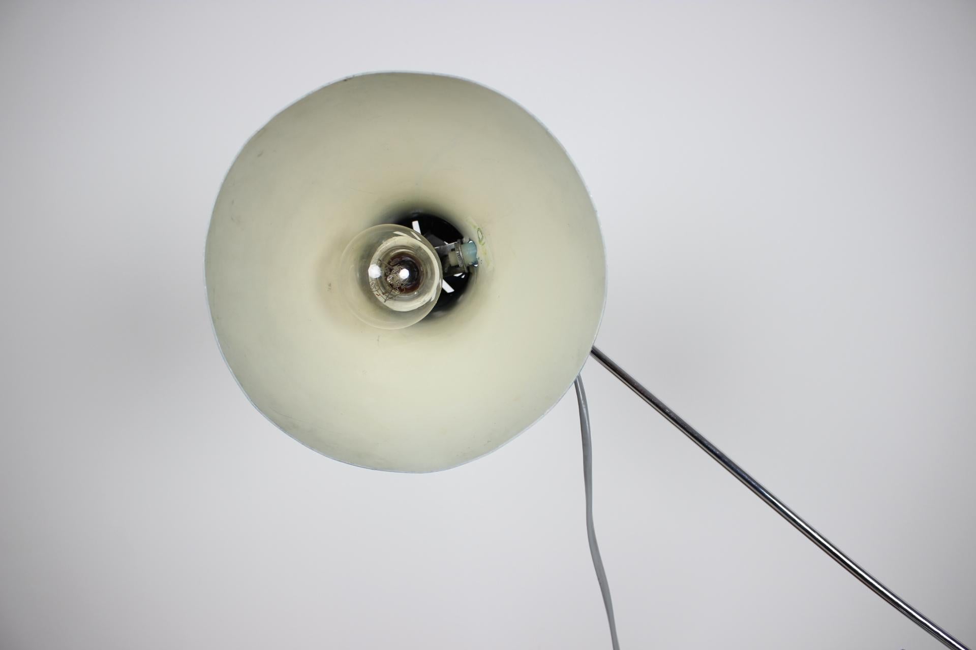 Midcentury Work Adjustable Table Lamp Designed by Josef Hůrka for Napako, 1960 For Sale 2