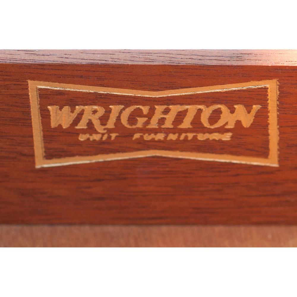 Mid-20th Century Mid Century Wrighton Walnut Floating Credenza Vanity 