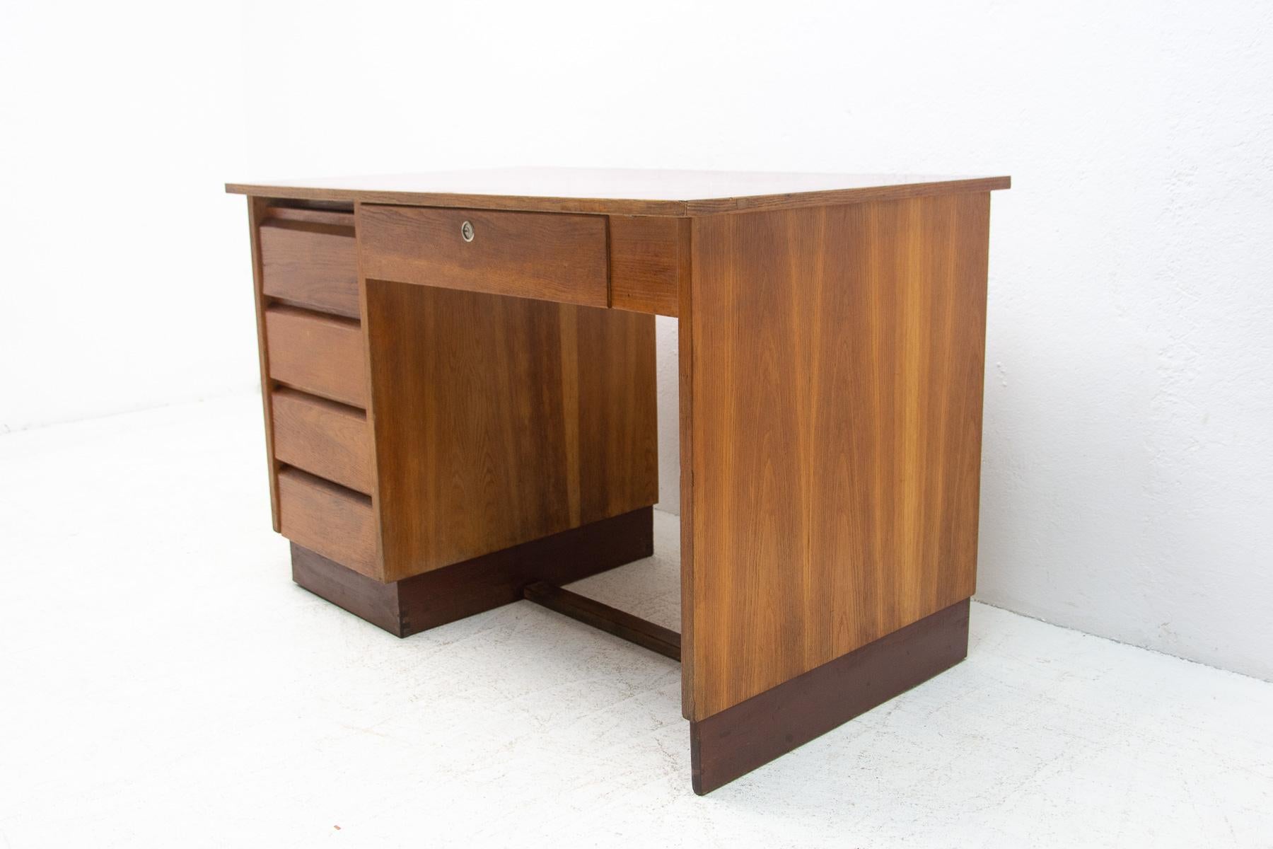 20th Century Mid-Century Writing Desk, 1960's, Czechoslovakia, Brussels Period For Sale