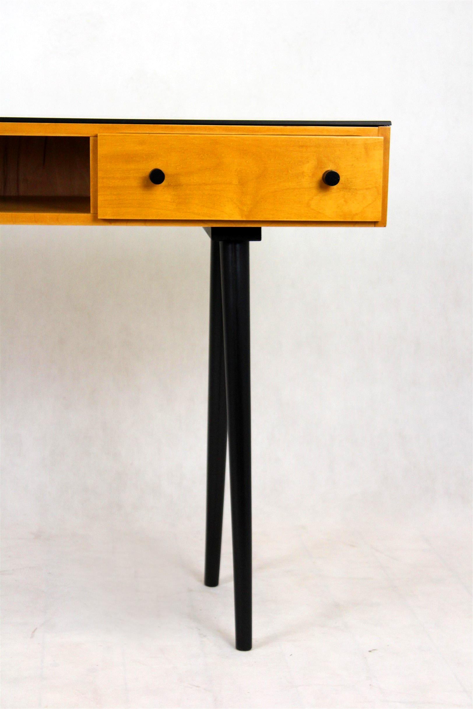 Mid-Century Writing Desk or Console Table from UP Zavody, 1960s In Good Condition In Żory, PL