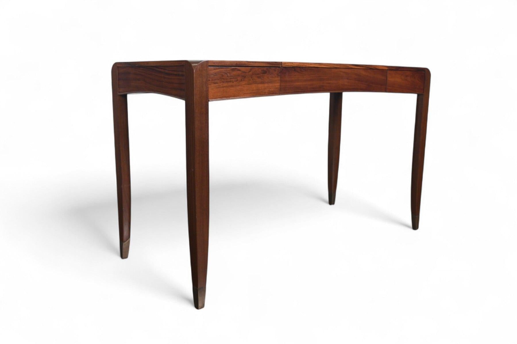 Mid Century Writing Desk / Vanity in Brazilian Rosewood For Sale 8