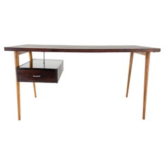 Italian Midcentury Desk with Floating Top at 1stDibs