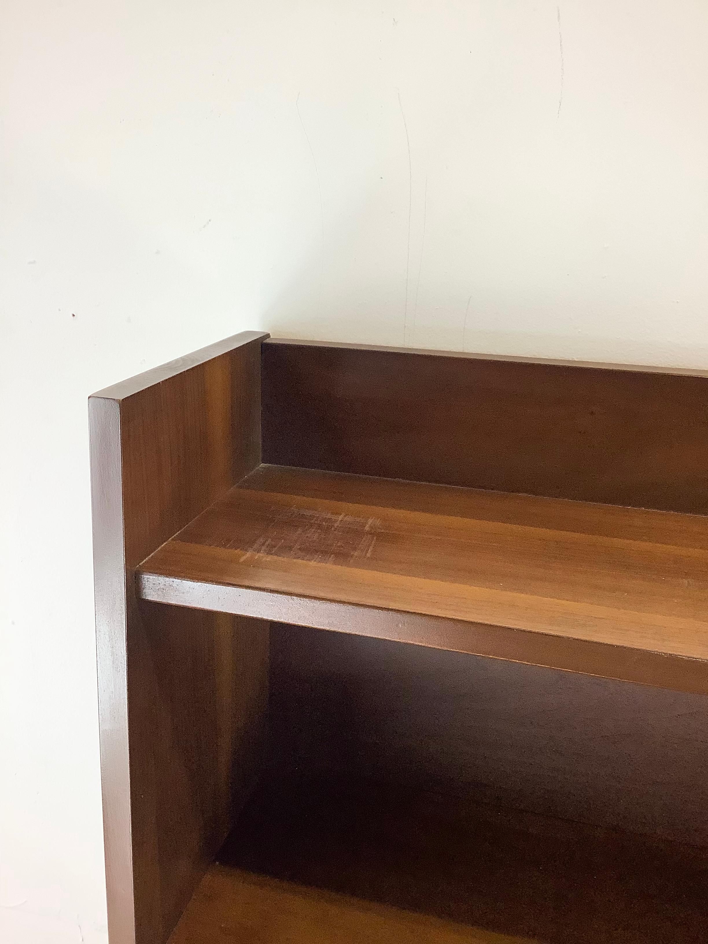 Mid-Century Writing Desk With Shelf Topper 6