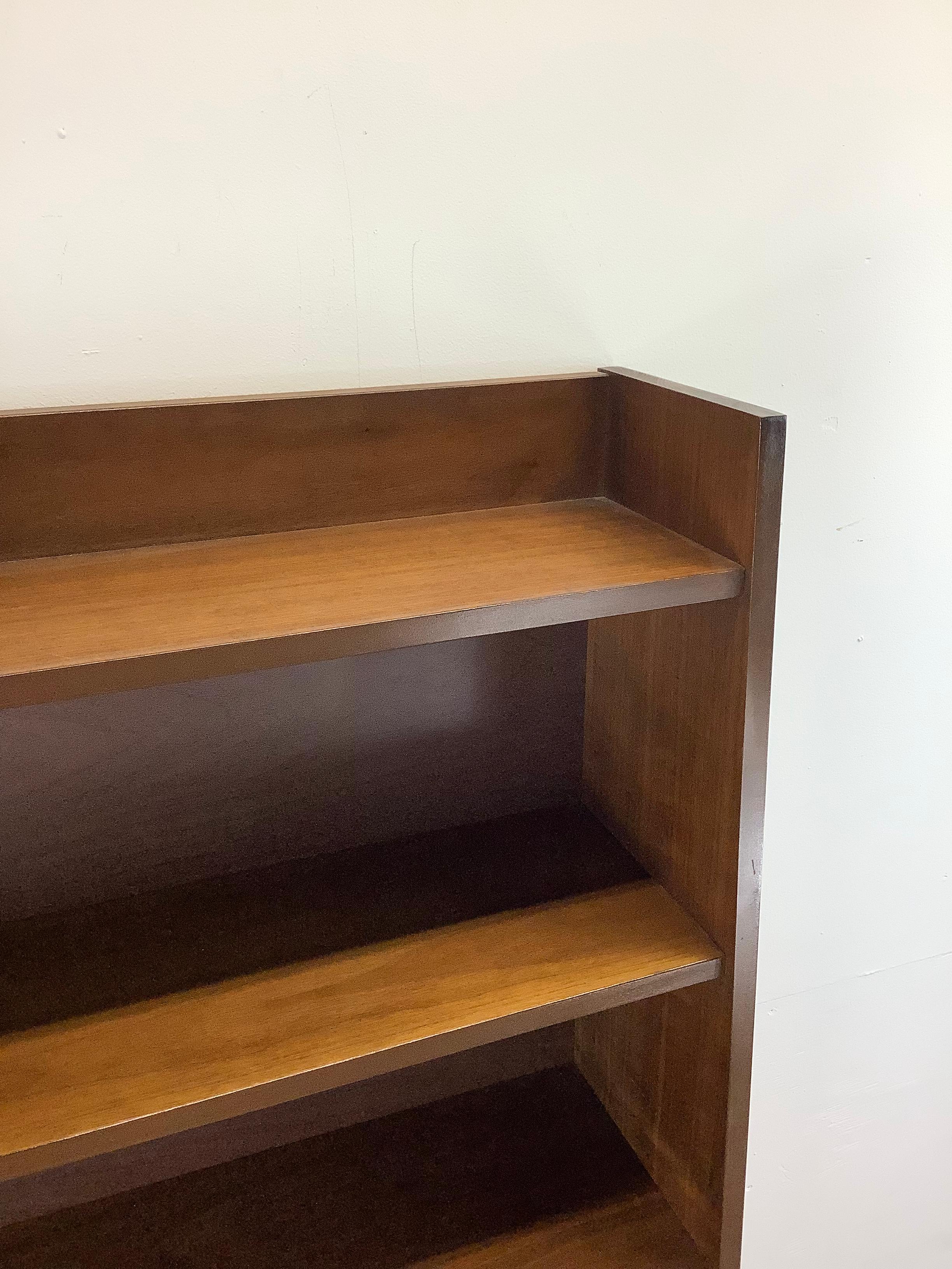 Mid-Century Writing Desk With Shelf Topper 7