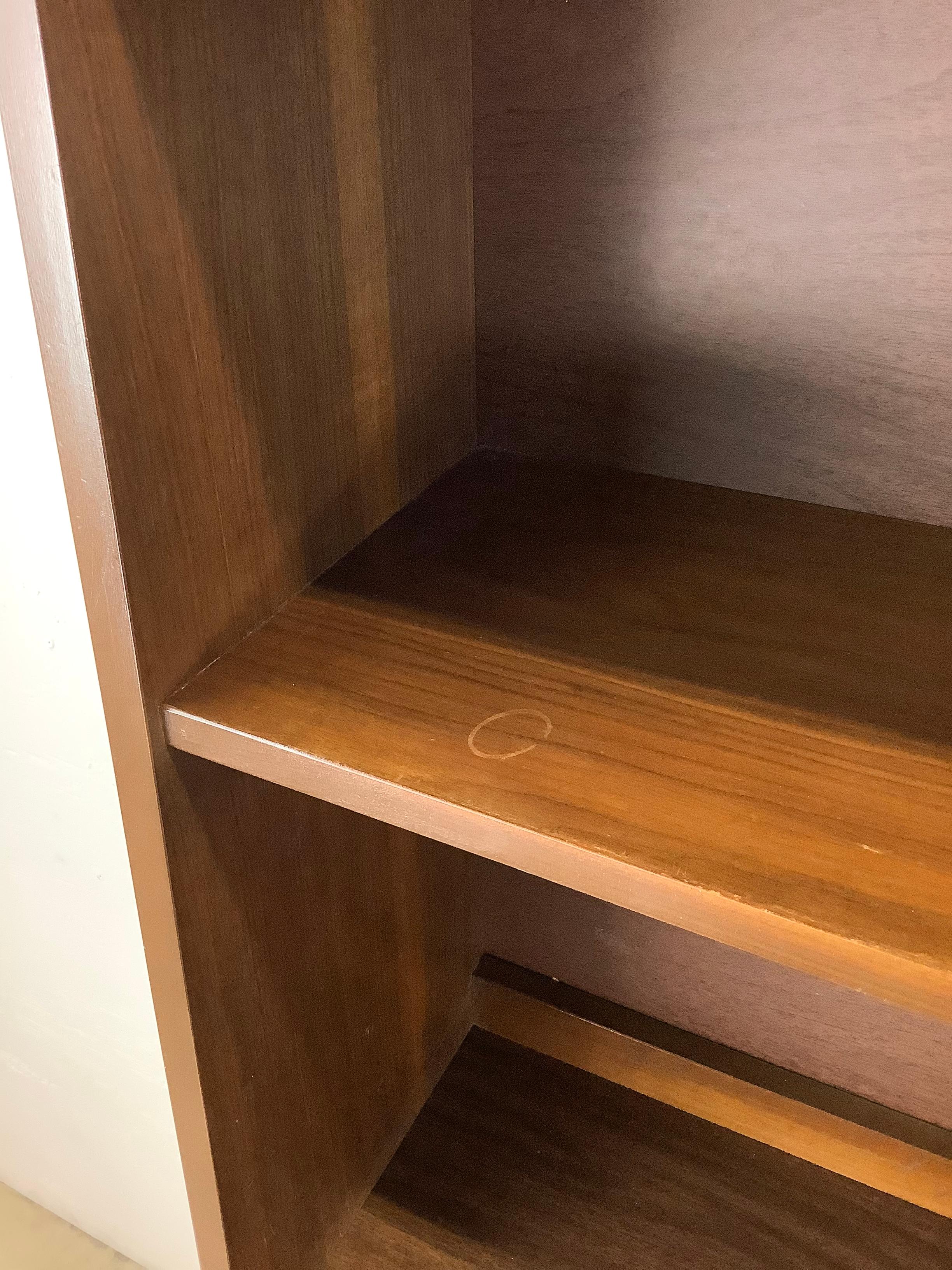 Mid-Century Writing Desk With Shelf Topper 9
