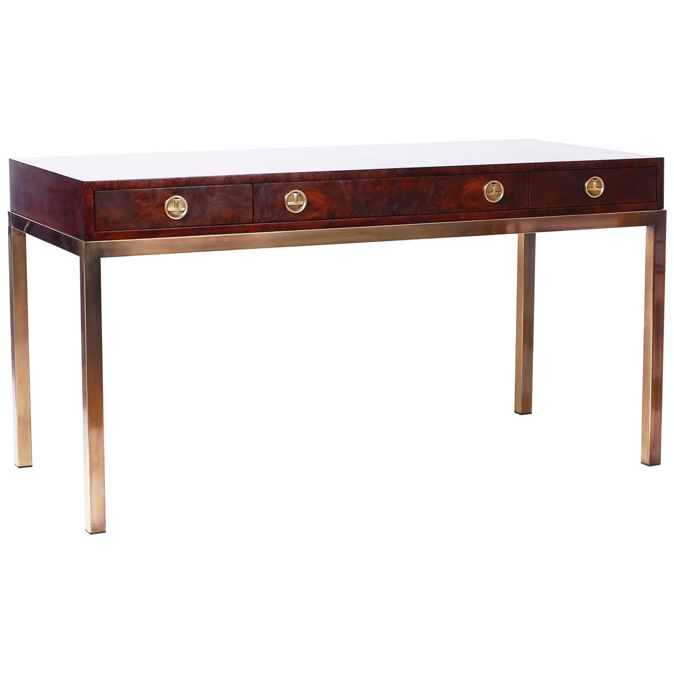 Midcentury Writing Table or Desk by Mastercraft