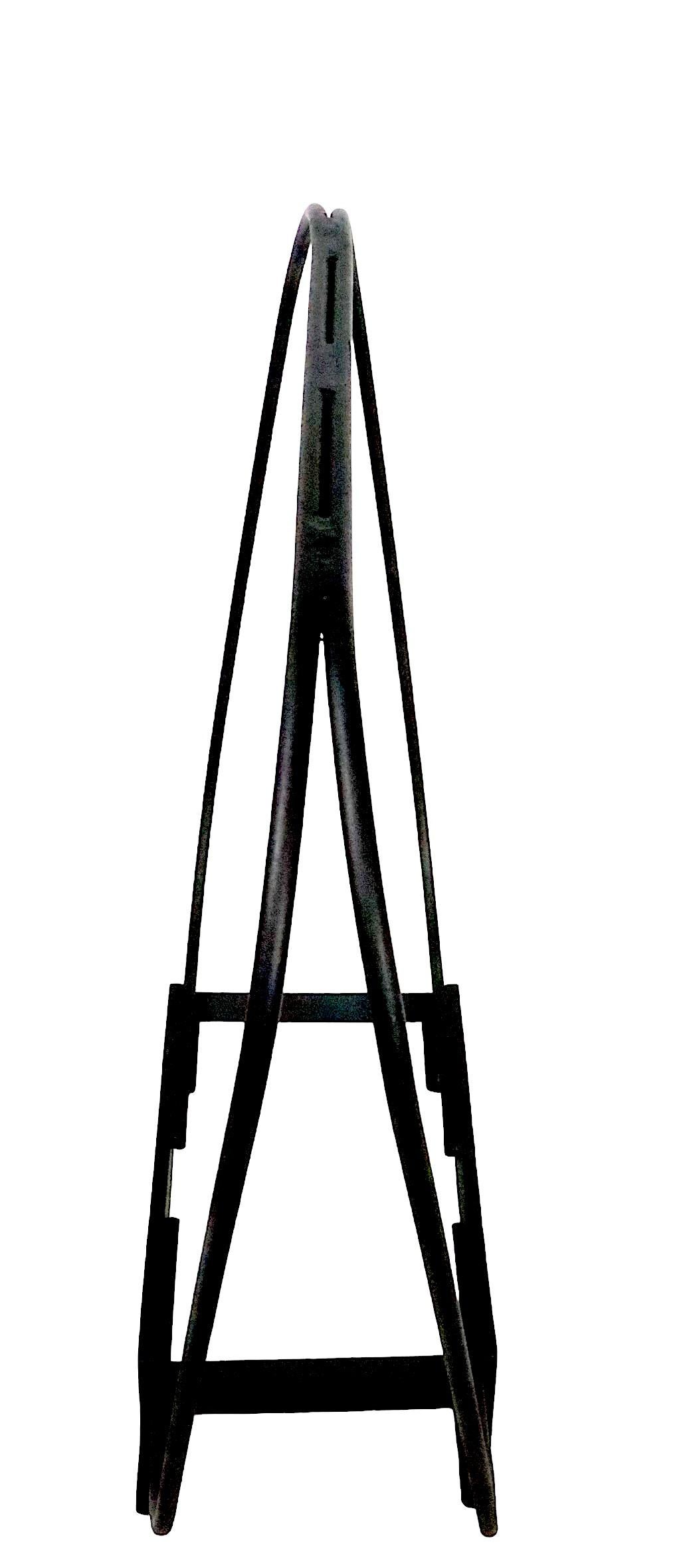 Mid Century Wrought and Cast Iron  Fireplace  Log Holder  For Sale 2