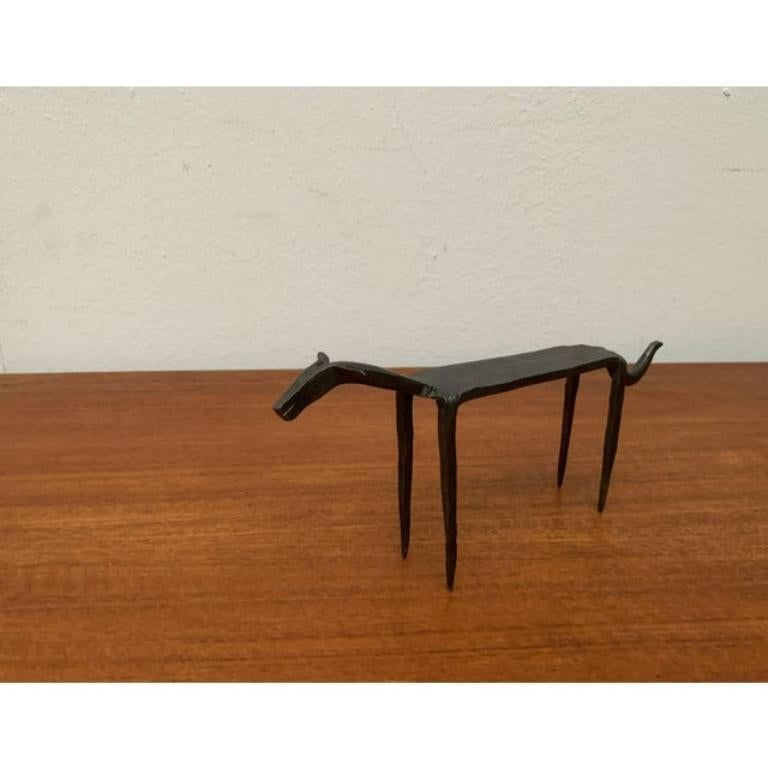 Mid-Century Wrought Iron Animal Sculpture For Sale 6