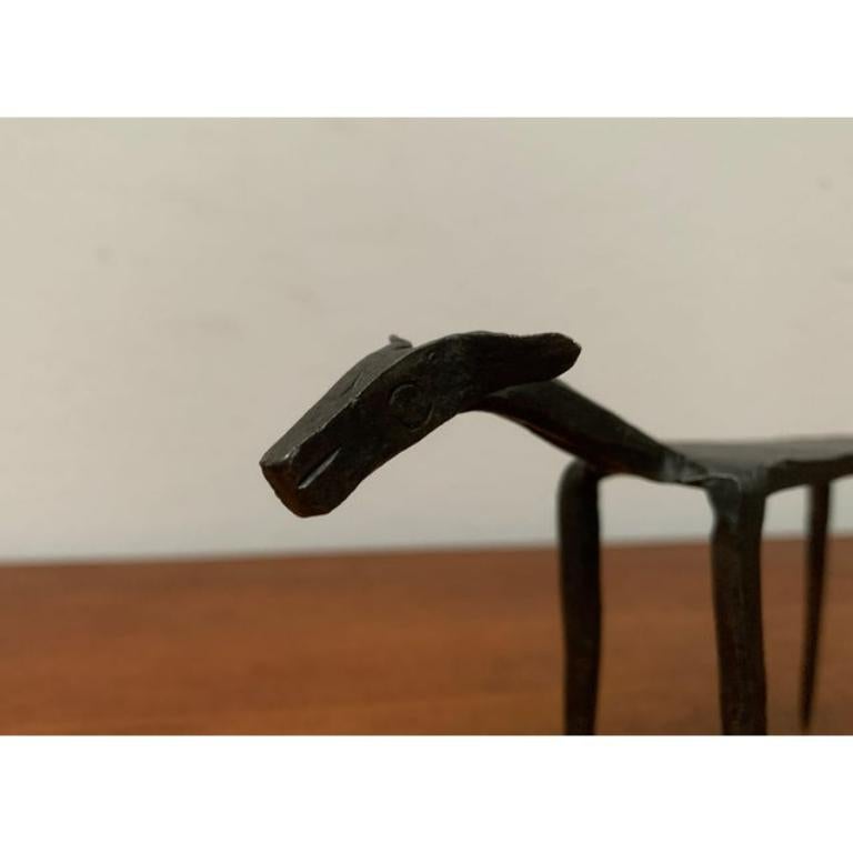 Mid-Century Modern Mid-Century Wrought Iron Animal Sculpture For Sale